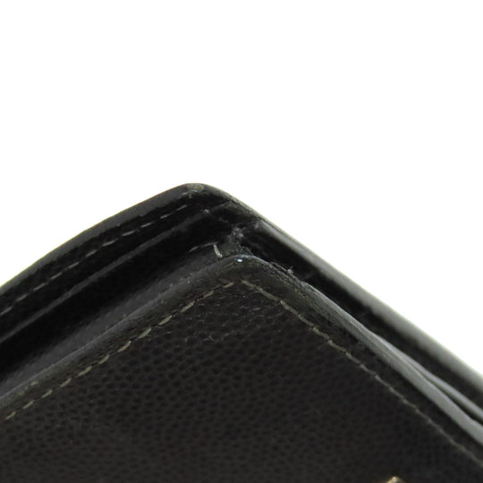 CARTIER Bifold Wallet leather black logo