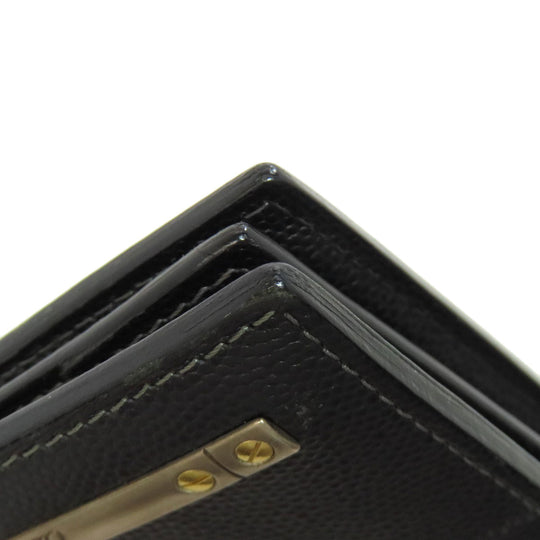CARTIER Bifold Wallet leather black logo