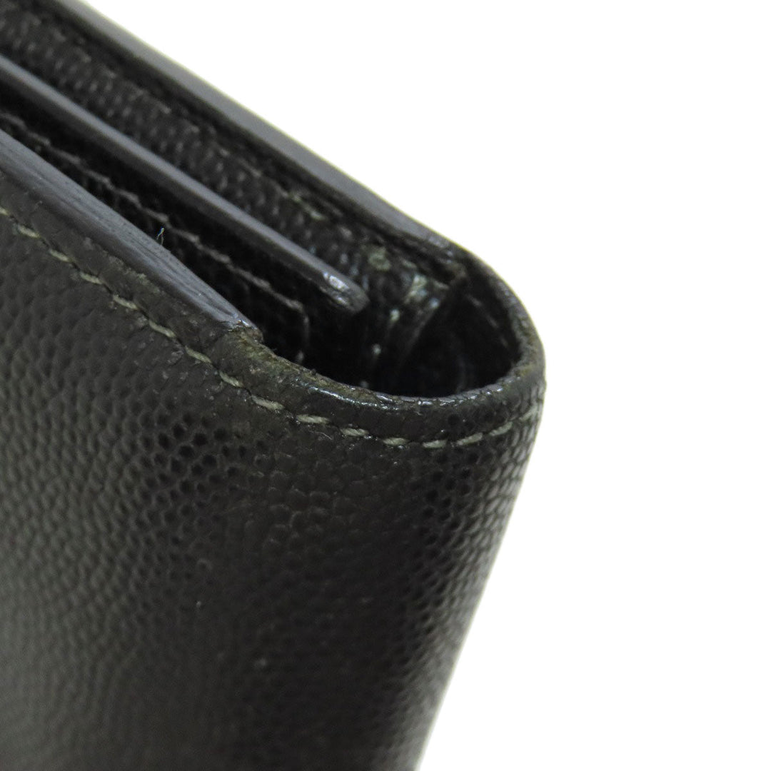 CARTIER Bifold Wallet leather black logo