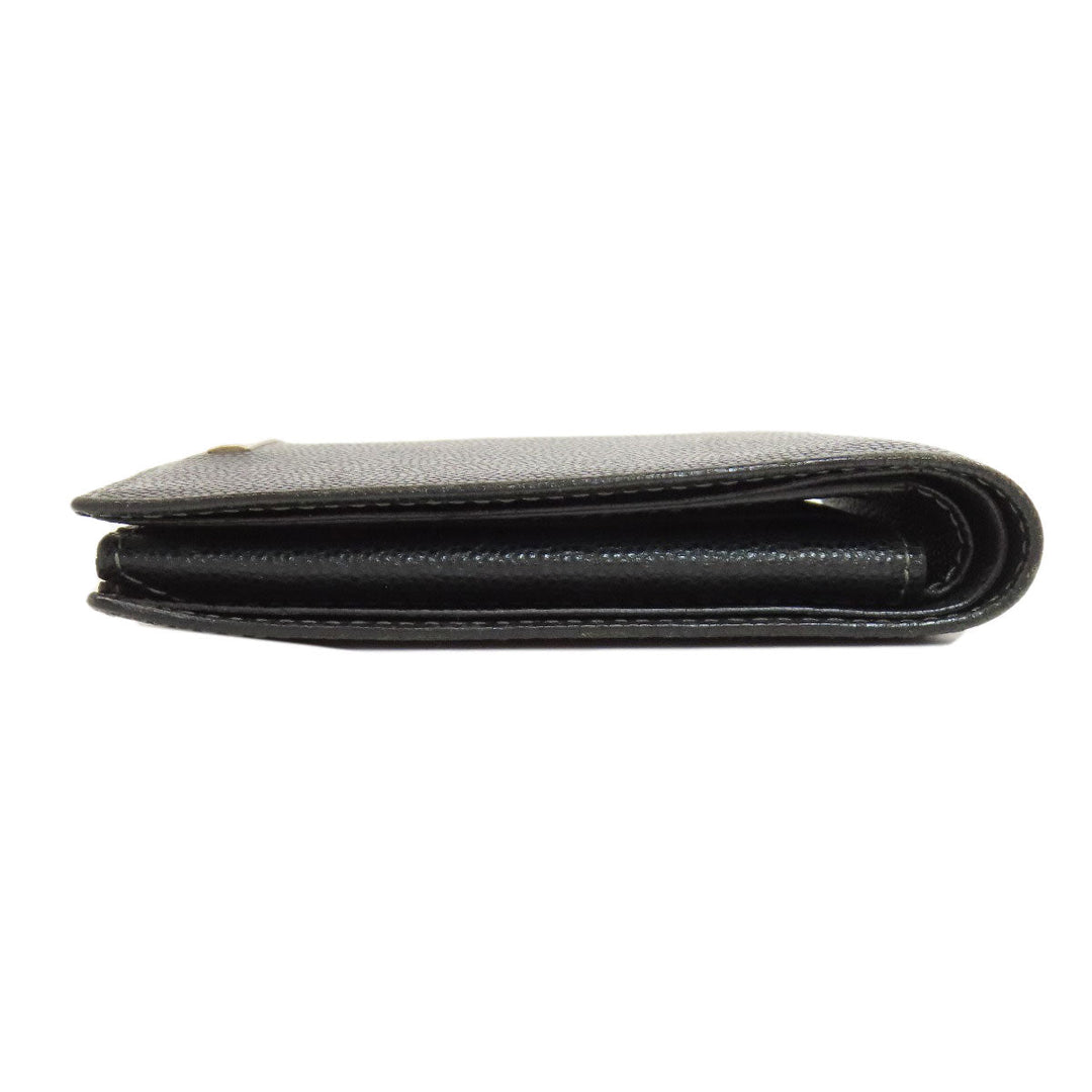 CARTIER Bifold Wallet leather black logo