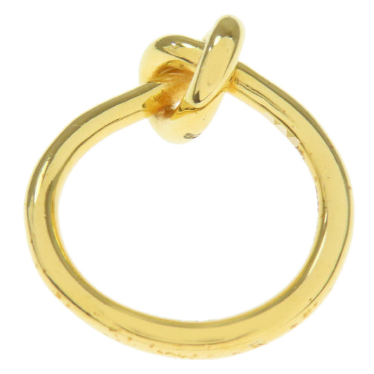 CELINE Ring metallic gold Knot ring Women Used Authentic