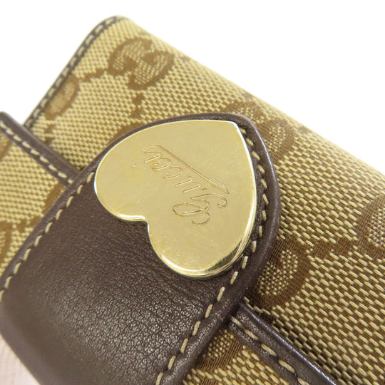 GUCCI Key case Key holder  203551 canvas Brown GG Lovely Women Used Authentic