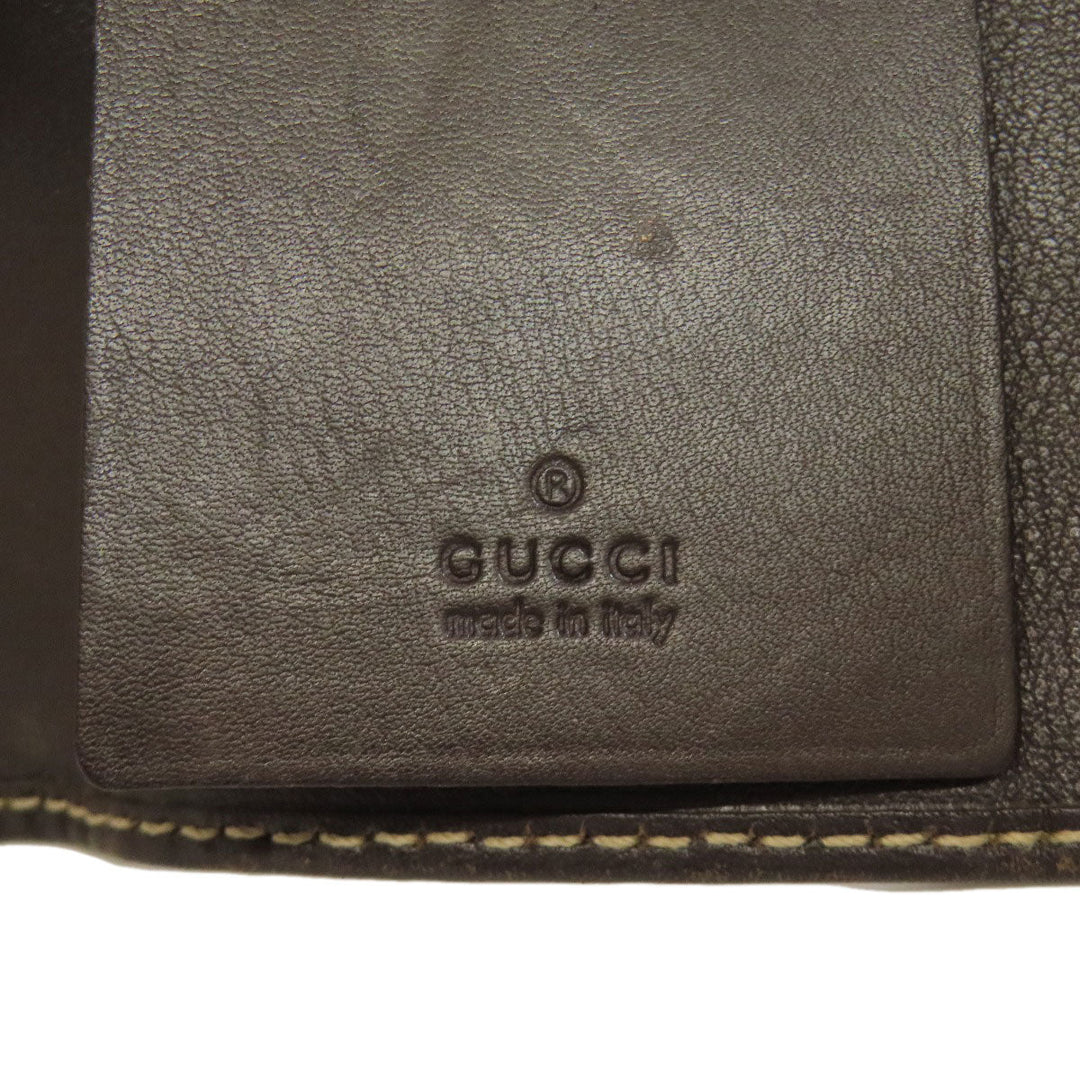 GUCCI Key case Key holder  203551 canvas Brown GG Lovely Women Used Authentic