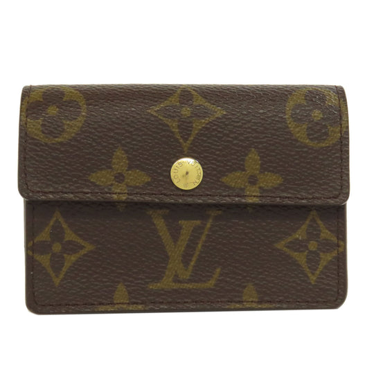 LOUIS VUITTON Coin case M58007 Monogram canvas Brown Portomonay Arcodion