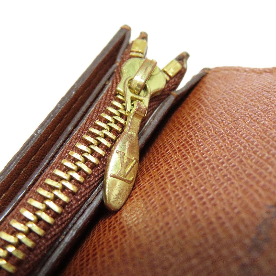 LOUIS VUITTON Coin case M58007 Monogram canvas Brown Portomonay Arcodion
