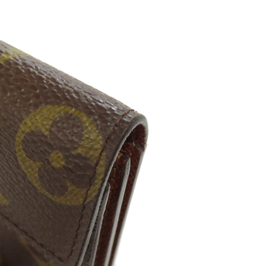 LOUIS VUITTON Coin case M58007 Monogram canvas Brown Portomonay Arcodion