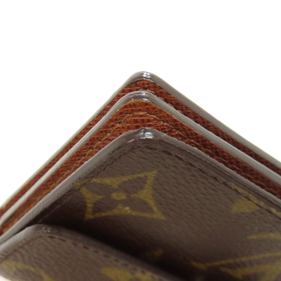 LOUIS VUITTON Coin case M58007 Monogram canvas Brown Portomonay Arcodion