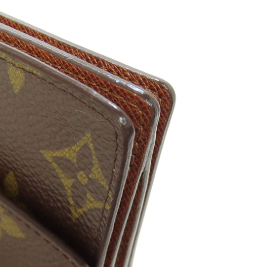 LOUIS VUITTON Coin case M58007 Monogram canvas Brown Portomonay Arcodion