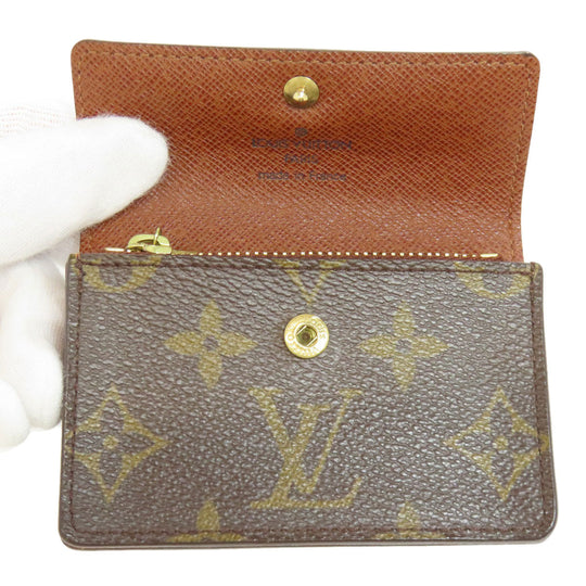 LOUIS VUITTON Coin case M58007 Monogram canvas Brown Portomonay Arcodion