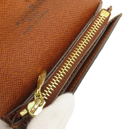 LOUIS VUITTON Coin case M58007 Monogram canvas Brown Portomonay Arcodion