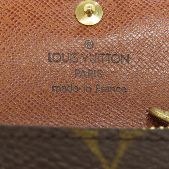 LOUIS VUITTON Coin case M58007 Monogram canvas Brown Portomonay Arcodion