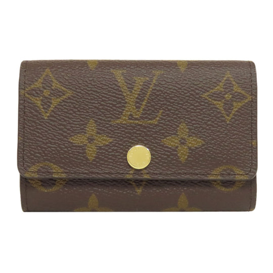 LOUIS VUITTON Key case Key holder  M62630 Monogram canvas Brown Multicles6 Women Used Authentic