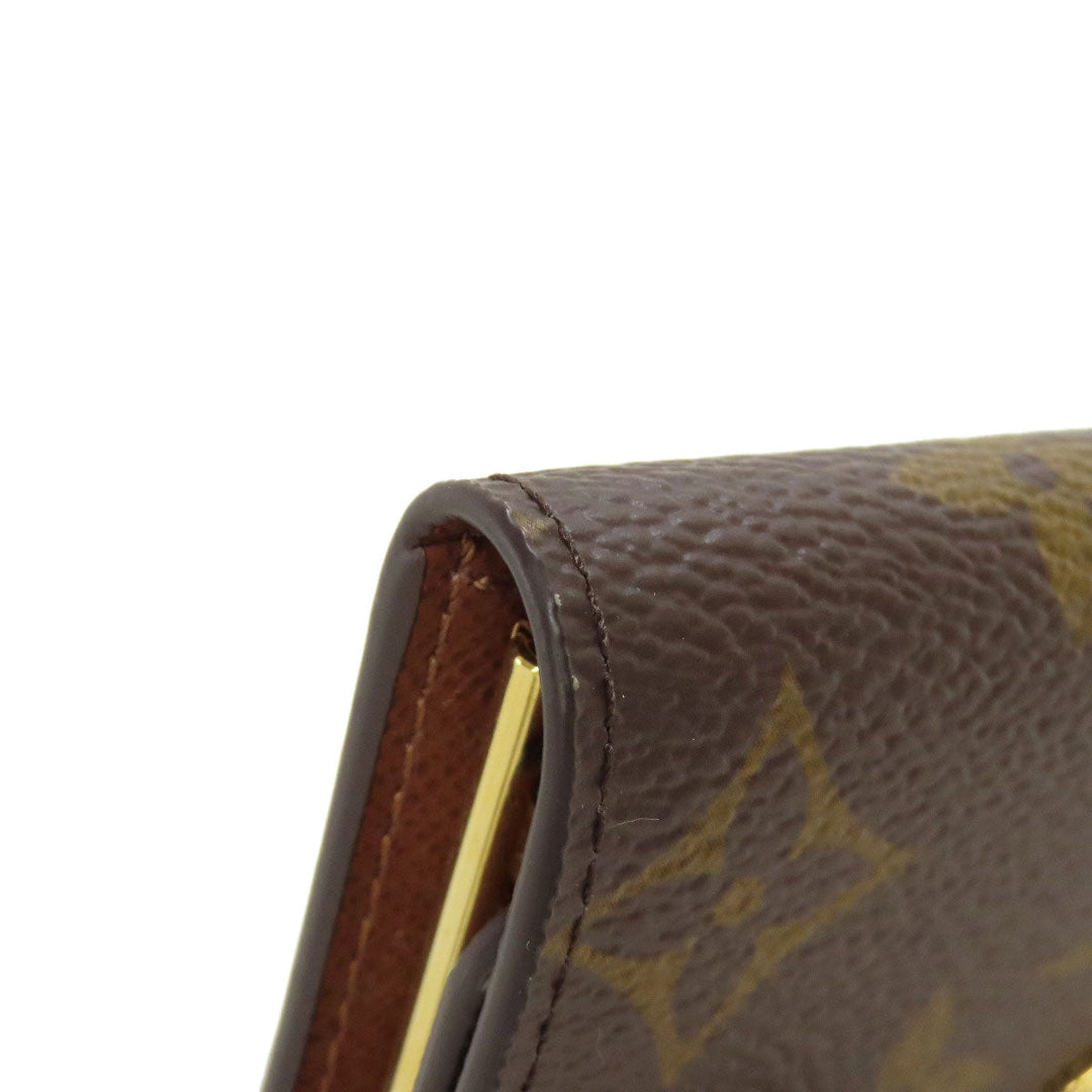 LOUIS VUITTON Key case Key holder  M62630 Monogram canvas Brown Multicles6 Women Used Authentic