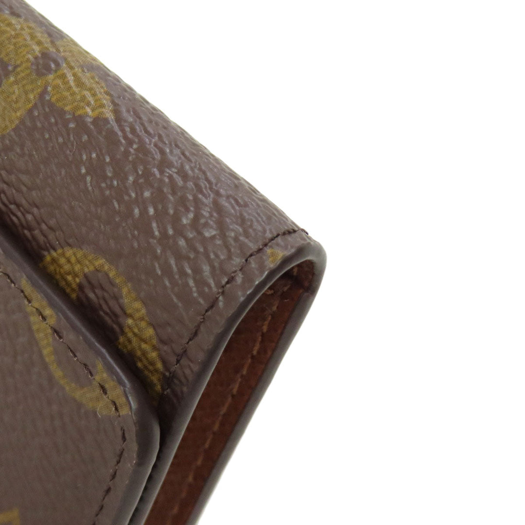 LOUIS VUITTON Key case Key holder  M62630 Monogram canvas Brown Multicles6 Women Used Authentic