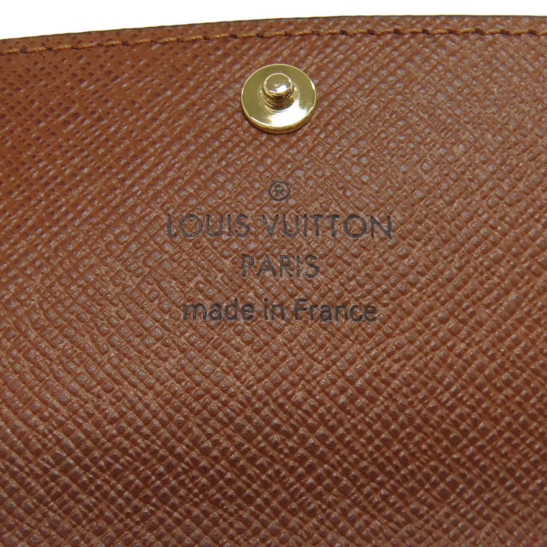 LOUIS VUITTON Key case Key holder  M62630 Monogram canvas Brown Multicles6 Women Used Authentic