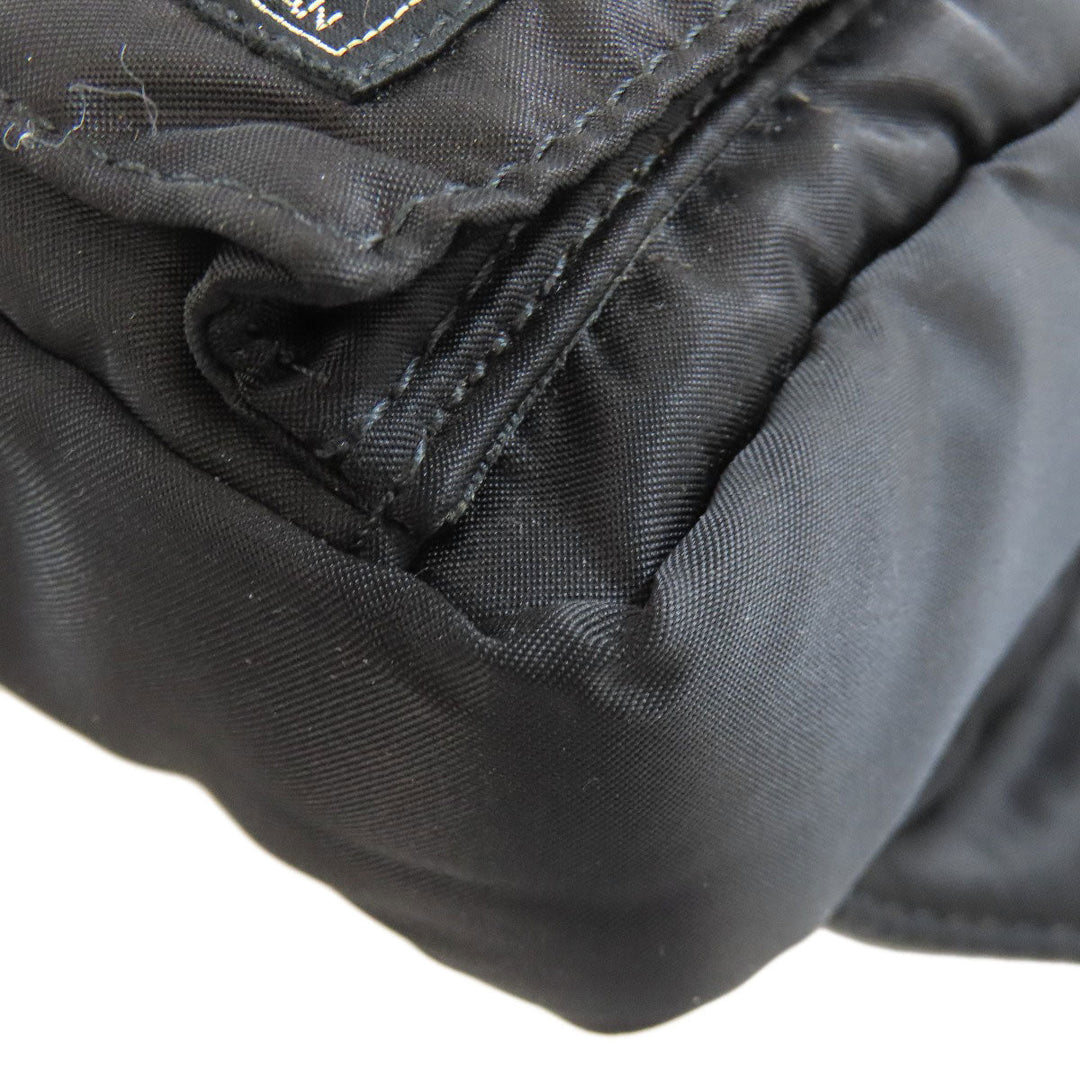 PORTER Sling bag Nylon black logo Women Used Authentic