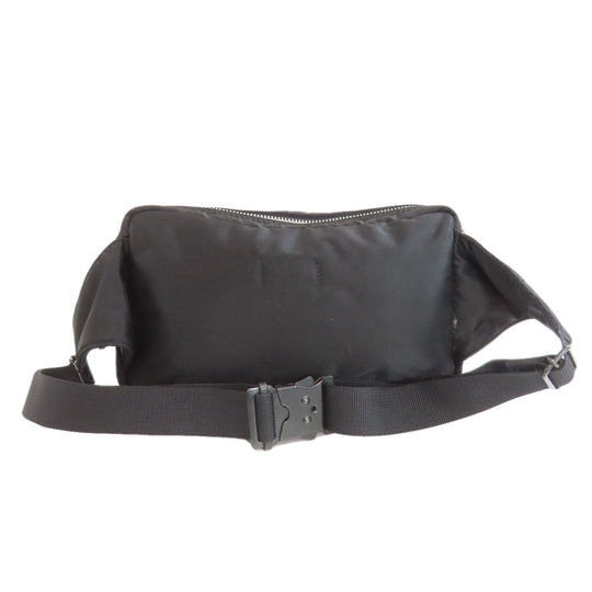 PORTER Sling bag Nylon black logo Women Used Authentic
