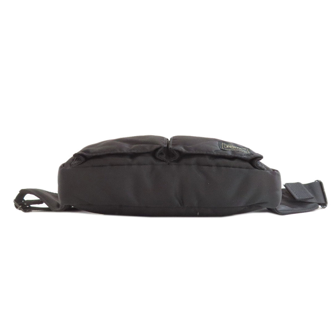 PORTER Sling bag Nylon black logo Women Used Authentic