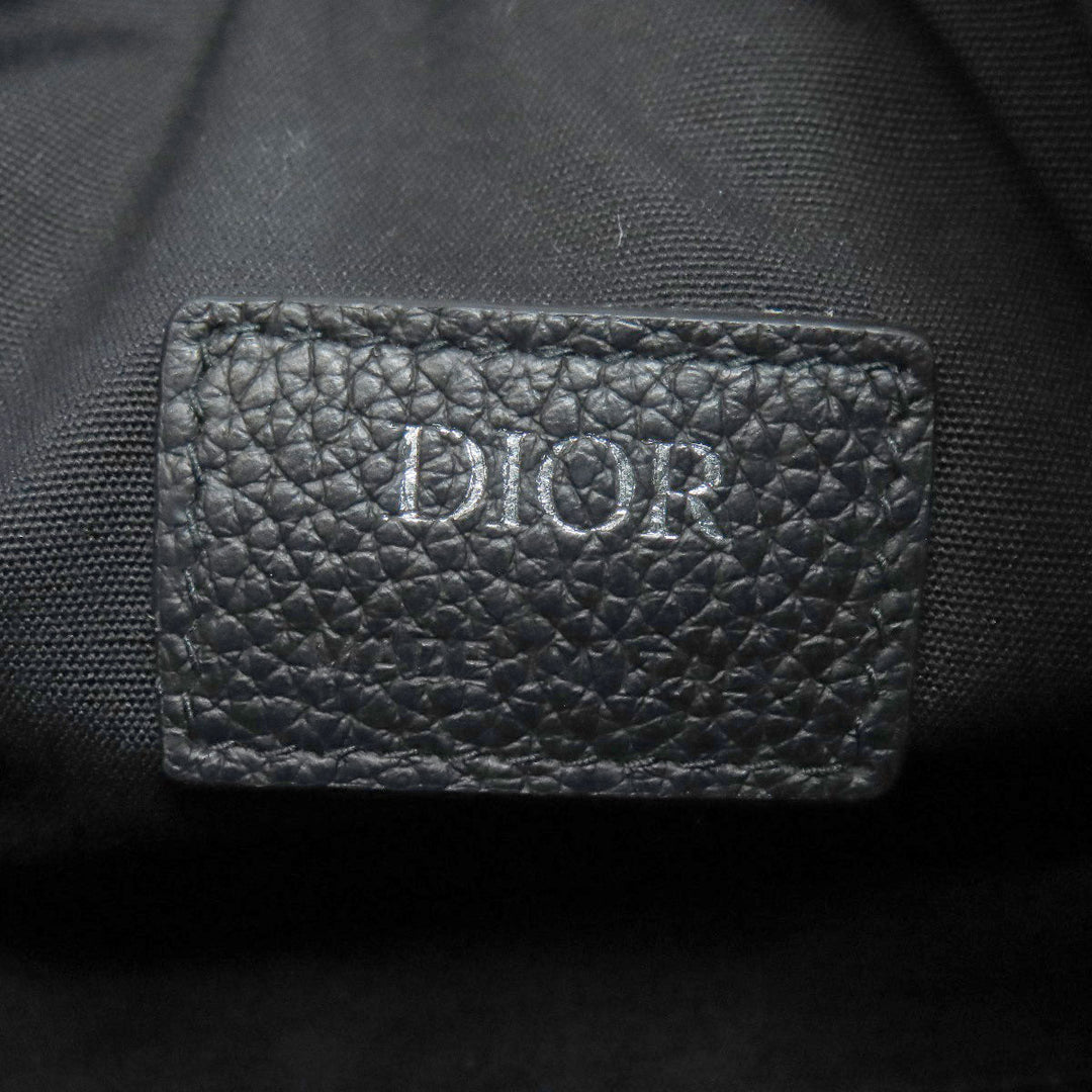Christian Dior Shoulder Bag canvas Navy Roller Oblique