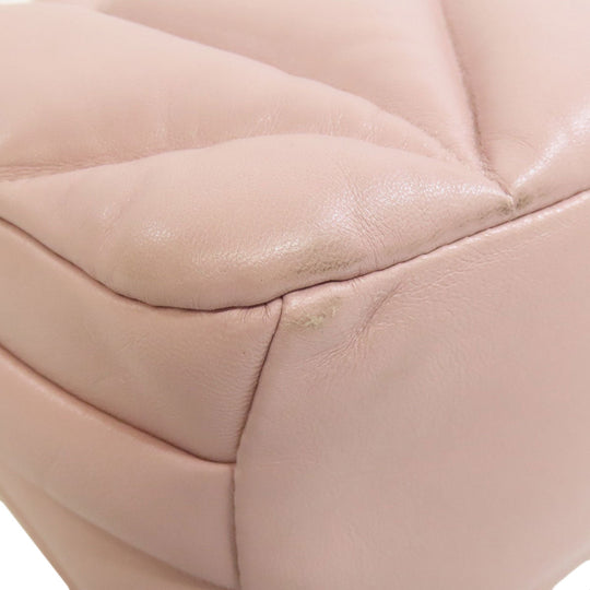 MIUMIU Shoulder Bag Calfskin pink 2WAY Women Used Authentic