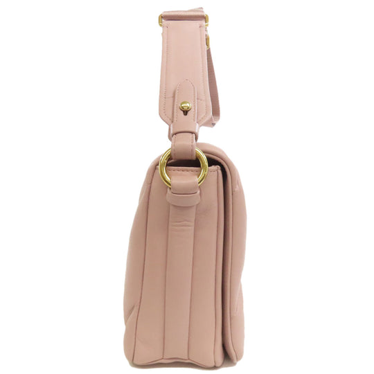 MIUMIU Shoulder Bag Calfskin pink 2WAY Women Used Authentic
