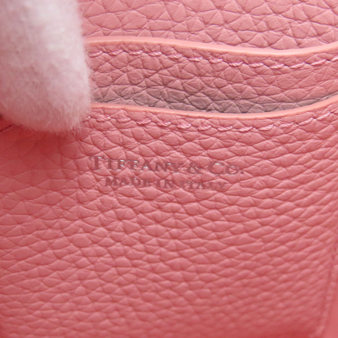 TIFFANY&Co. Handbag Calfskin pink Return to TIFFANY & Co. Women Used Authentic