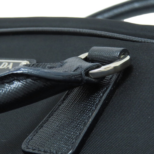 PRADA Handbag Nylon black logoMetal