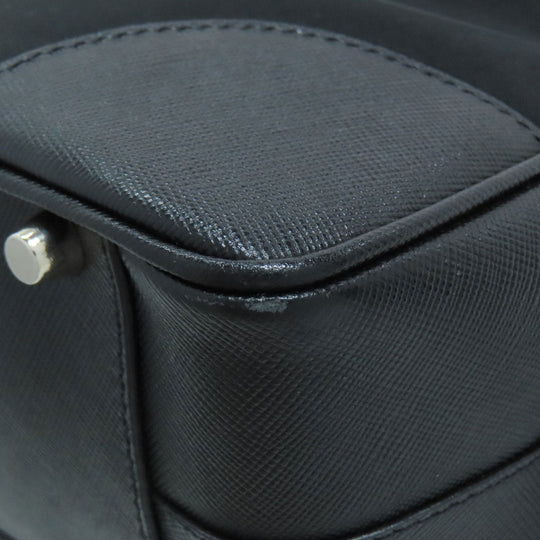 PRADA Handbag Nylon black logoMetal