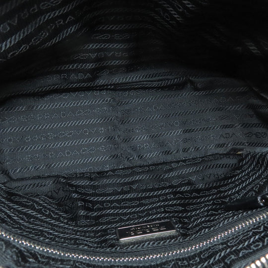 PRADA Handbag Nylon black logoMetal