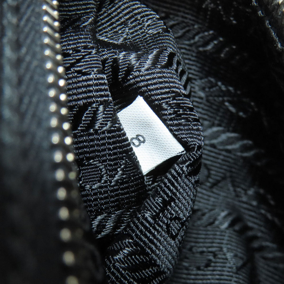 PRADA Handbag Nylon black logoMetal