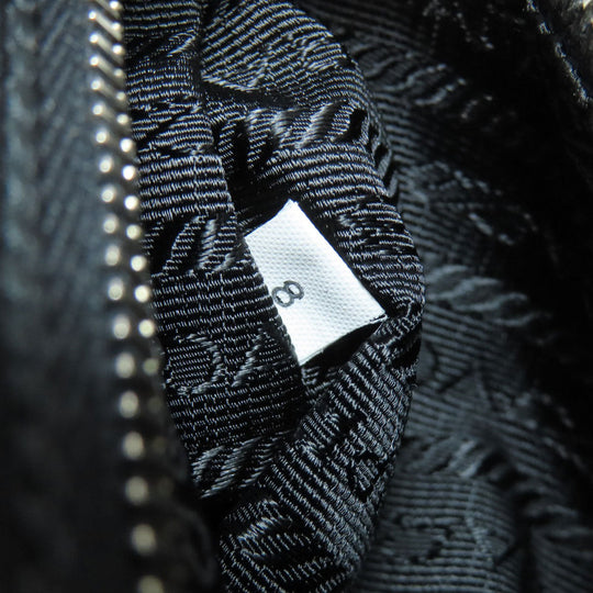 PRADA Handbag Nylon black logoMetal