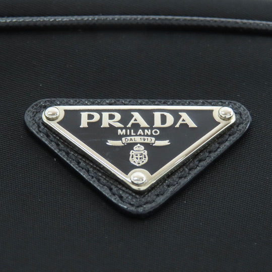 PRADA Handbag Nylon black logoMetal