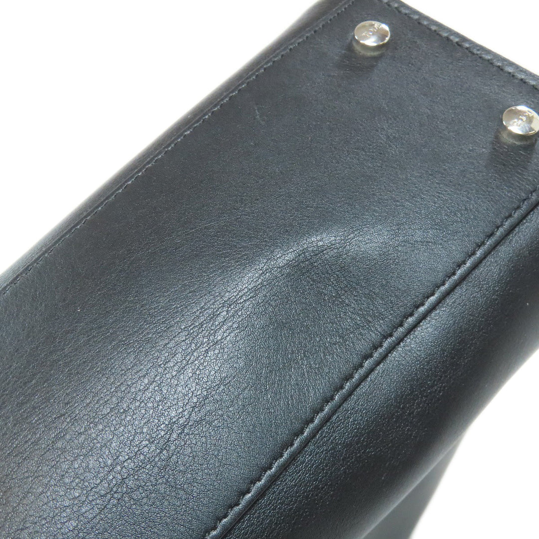TOD’S Tote Bag Calfskin black 2WAY