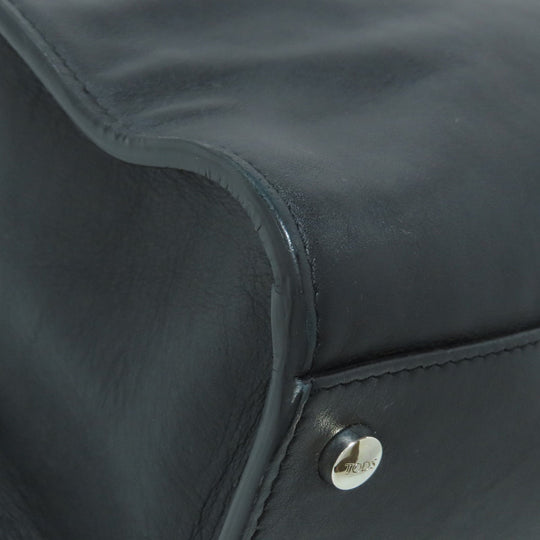 TOD’S Tote Bag Calfskin black 2WAY