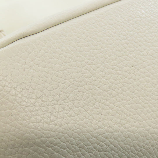 Furla Backpack leather white logo Women Used Authentic