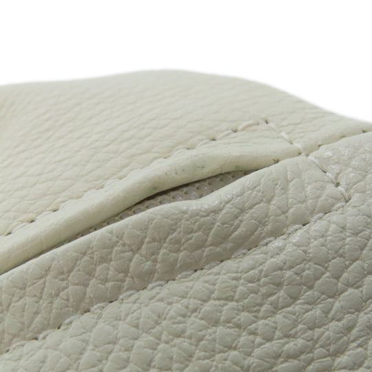 Furla Backpack leather white logo Women Used Authentic