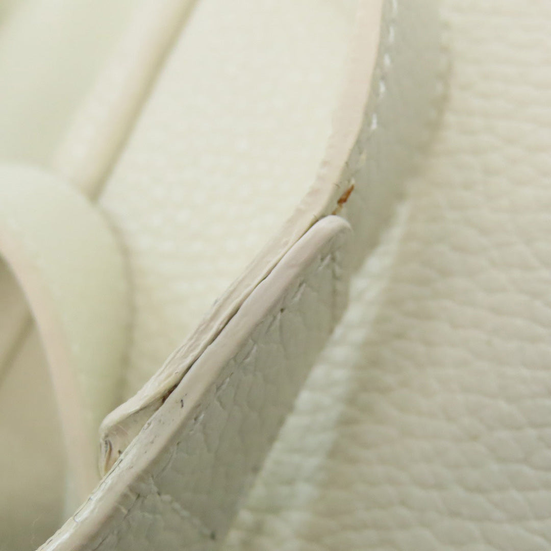 Furla Backpack leather white logo Women Used Authentic