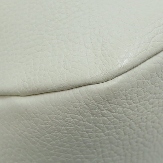 Furla Backpack leather white logo Women Used Authentic