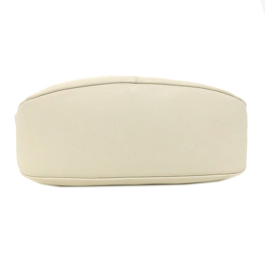Furla Backpack leather white logo Women Used Authentic