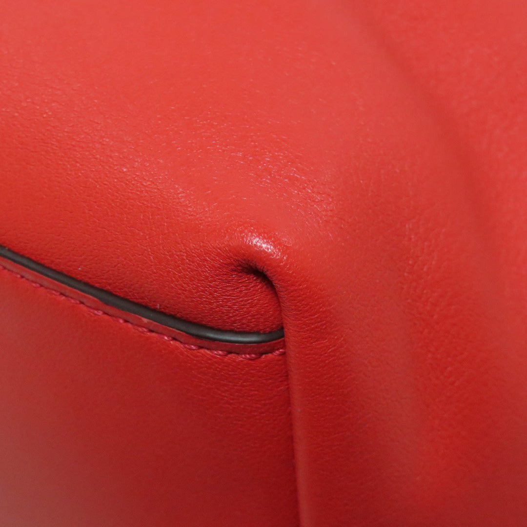 COACH Shoulder Bag 19889 leather Orange Legacy Women Used Authentic