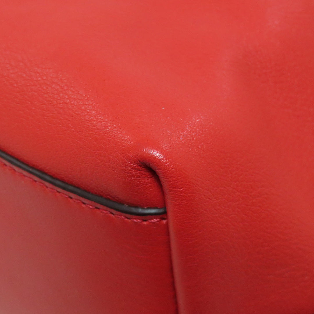 COACH Shoulder Bag 19889 leather Orange Legacy Women Used Authentic