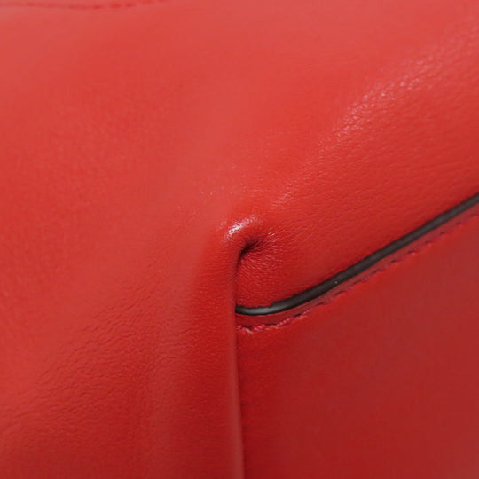 COACH Shoulder Bag 19889 leather Orange Legacy Women Used Authentic