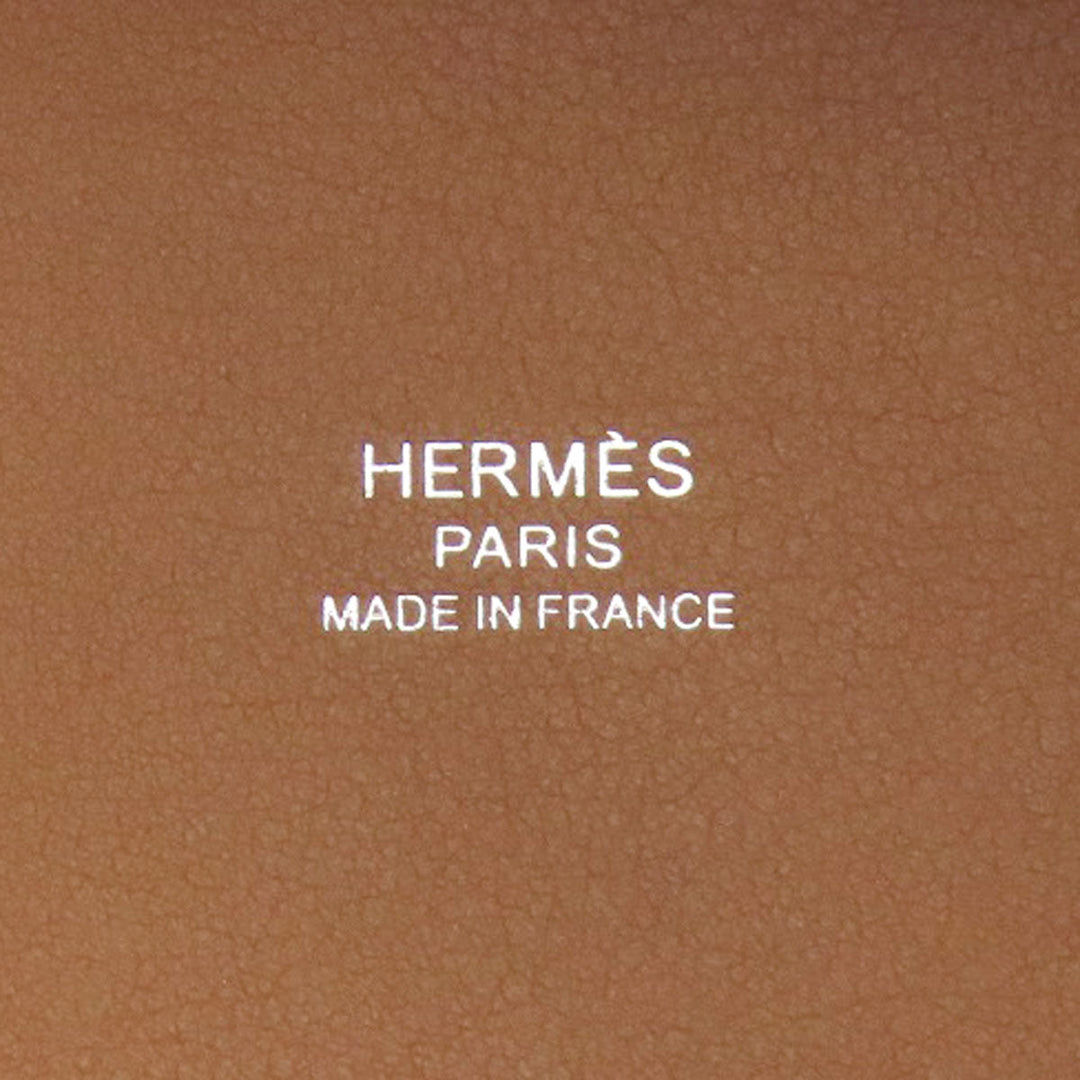 HERMES Handbag canvas Brown Ambie PM 2WAY Women Used Authentic