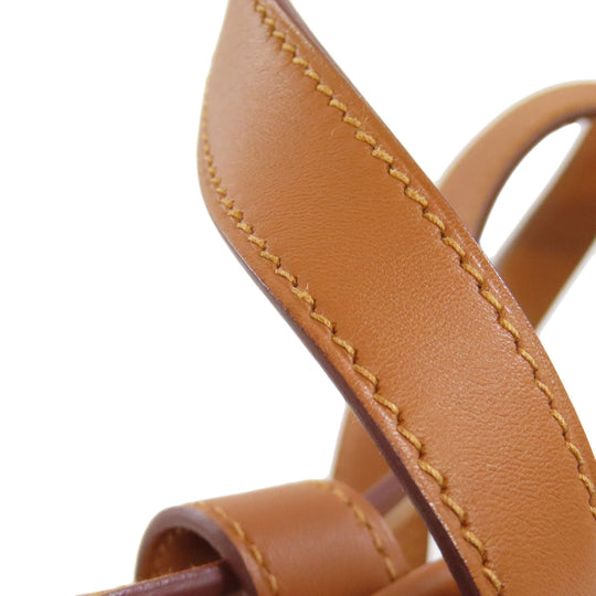 HERMES Handbag canvas Brown Ambie PM 2WAY Women Used Authentic