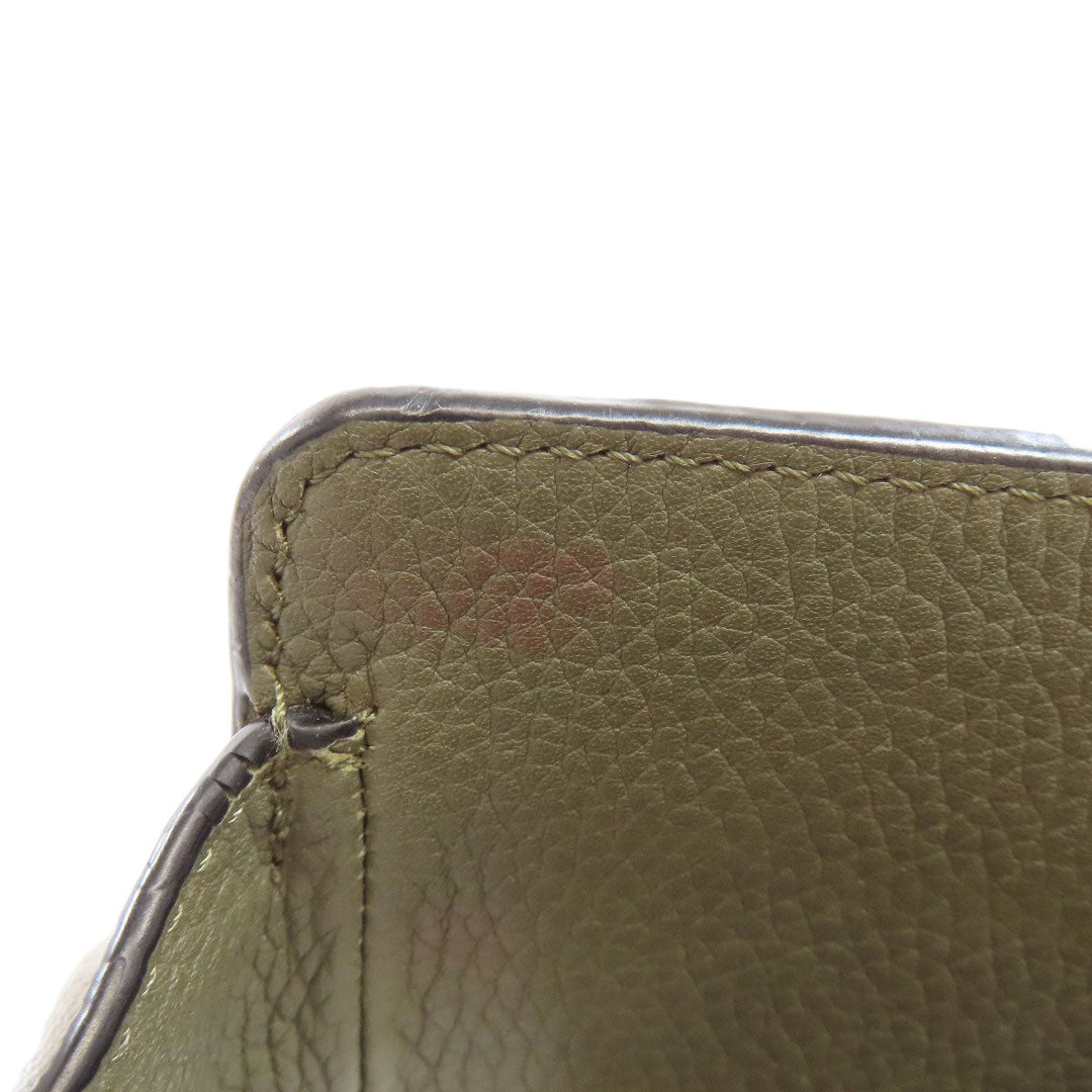 LOEWE Handbag Calfskin green Hammock mini 2WAY Women Used Authentic