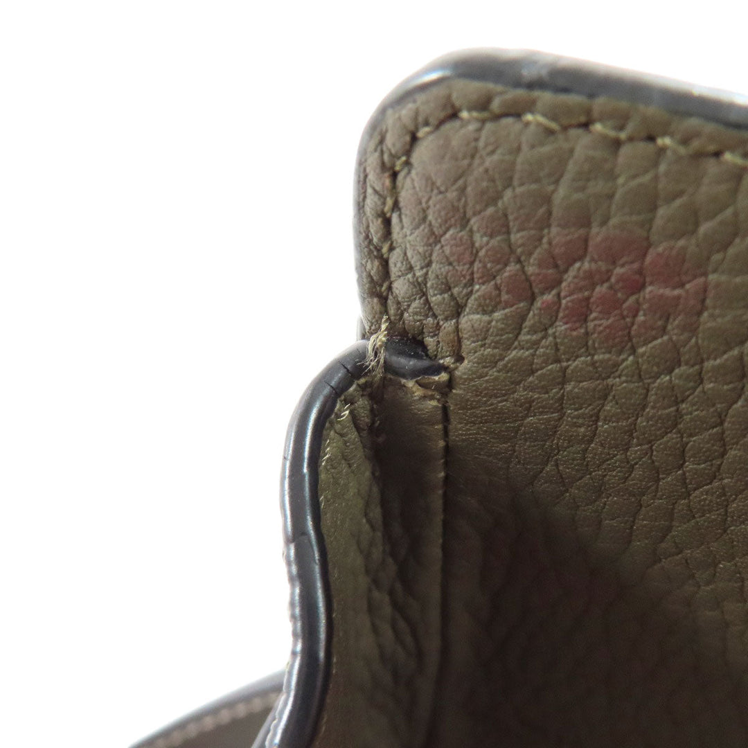 LOEWE Handbag Calfskin green Hammock mini 2WAY Women Used Authentic