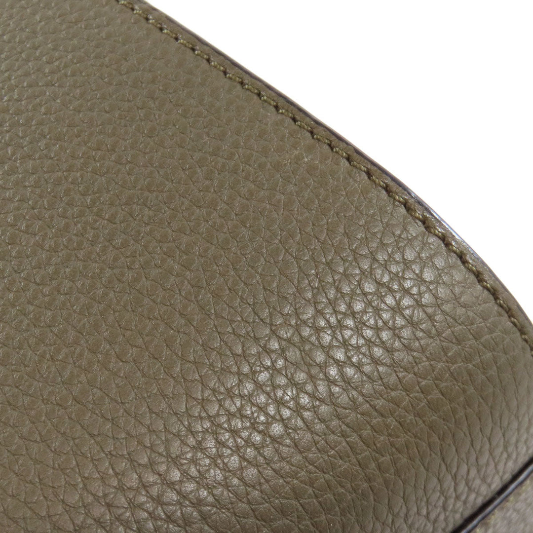 LOEWE Handbag Calfskin green Hammock mini 2WAY Women Used Authentic
