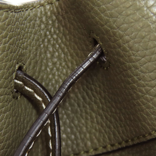 LOEWE Handbag Calfskin green Hammock mini 2WAY Women Used Authentic