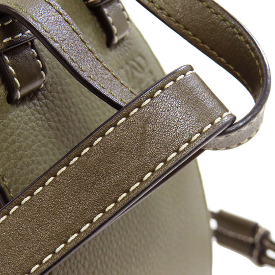 LOEWE Handbag Calfskin green Hammock mini 2WAY Women Used Authentic