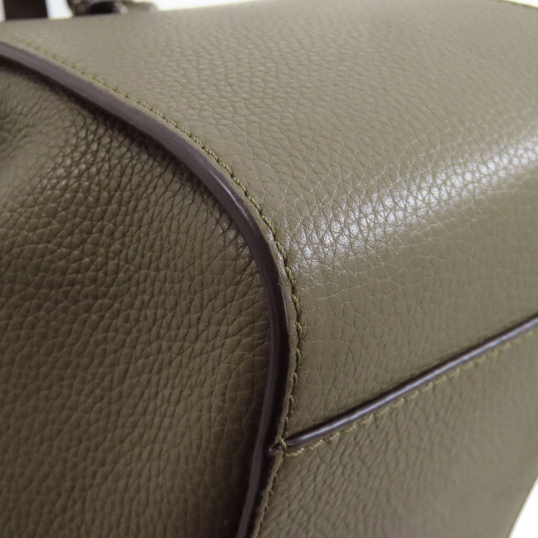 LOEWE Handbag Calfskin green Hammock mini 2WAY Women Used Authentic